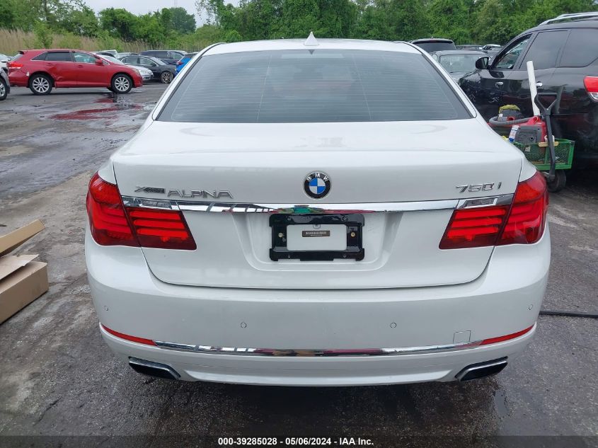 2015 BMW 750I xDrive VIN: WBAYB6C53FD225261 Lot: 39285028