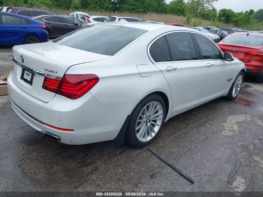 2015 BMW 750I xDrive VIN: WBAYB6C53FD225261 Lot: 39285028