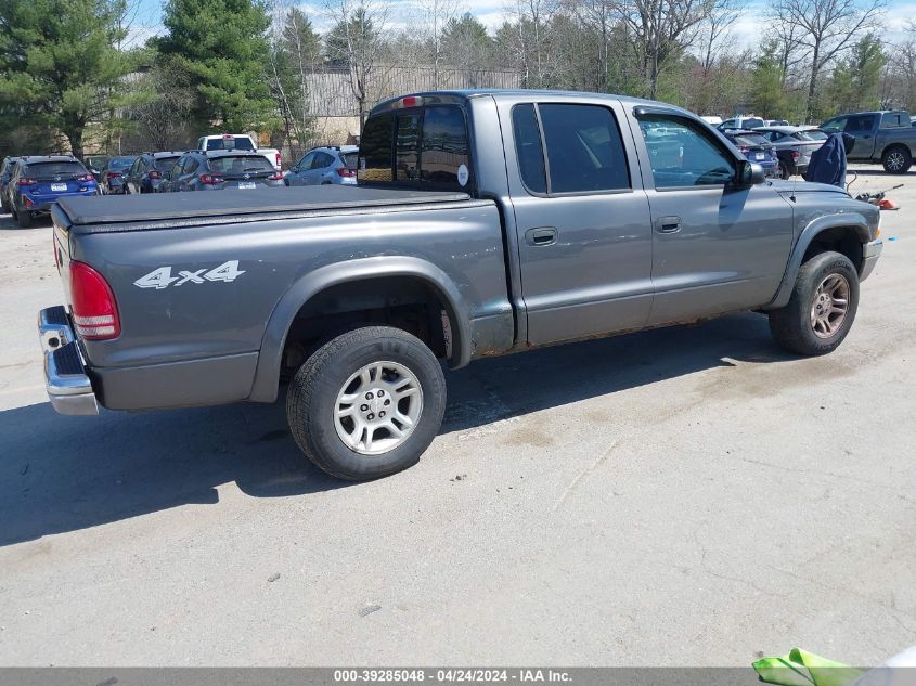 1D7HG48NX4S751466 | 2004 DODGE DAKOTA