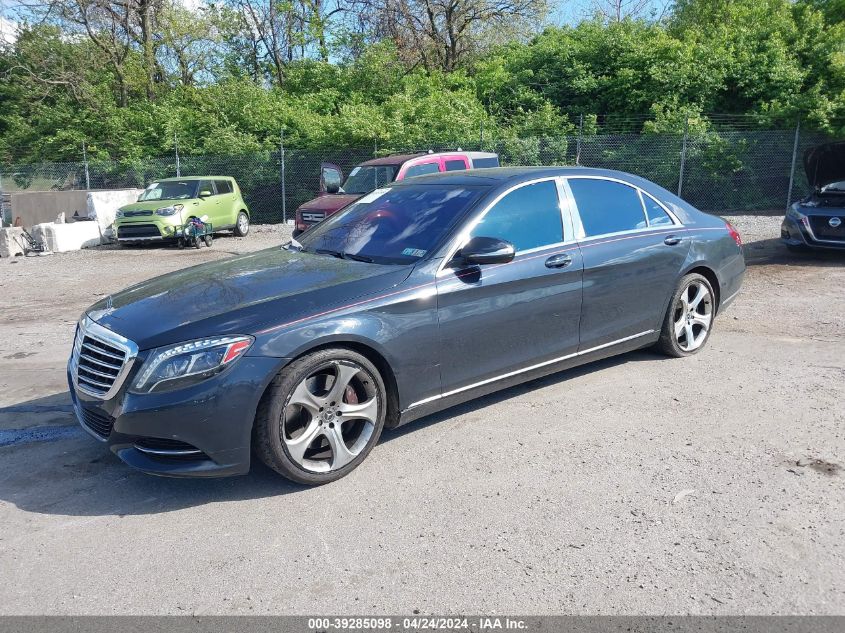 2014 Mercedes-Benz S 550 4Matic VIN: WDDUG8FB8EA065819 Lot: 39285098