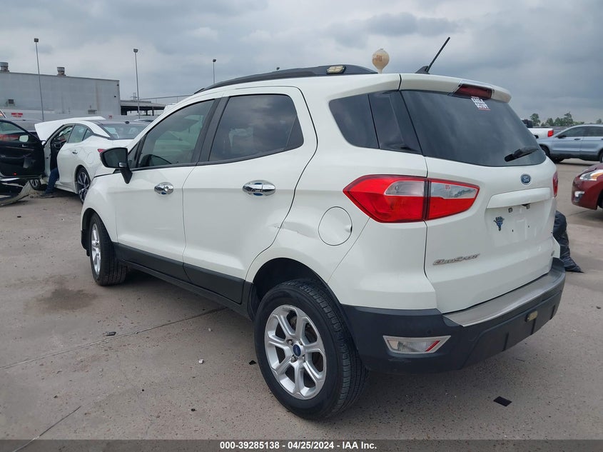 VIN MAJ3S2GE9KC286345 2019 FORD ECOSPORT SE