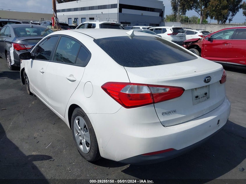 2016 KIA FORTE LX - KNAFK4A6XG5494005
