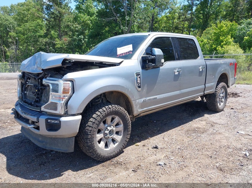 2021 FORD F-250 PLATINUM - 1FT7W2BT5MED69428