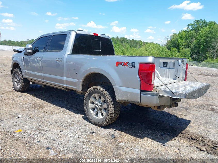2021 FORD F-250 PLATINUM - 1FT7W2BT5MED69428
