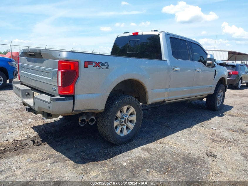 2021 FORD F-250 PLATINUM - 1FT7W2BT5MED69428