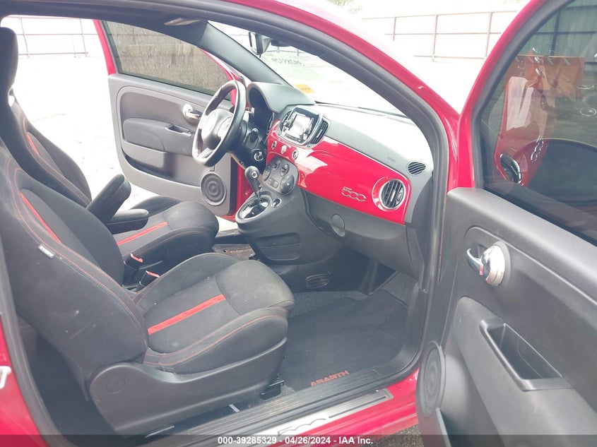 2017 Fiat 500 Abarth VIN: 3C3CFFFH4HT584336 Lot: 39285329