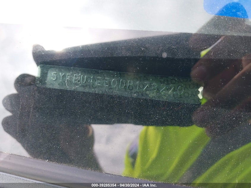 2013 TOYOTA COROLLA L - 5YFBU4EE0DP178270