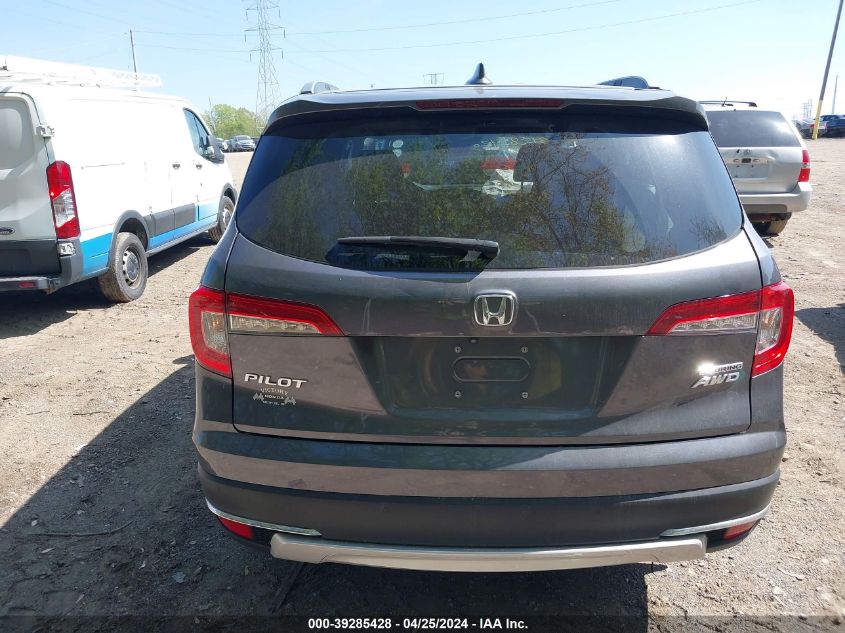 2019 Honda Pilot Touring VIN: 5FNYF6H62KB023068 Lot: 39285428