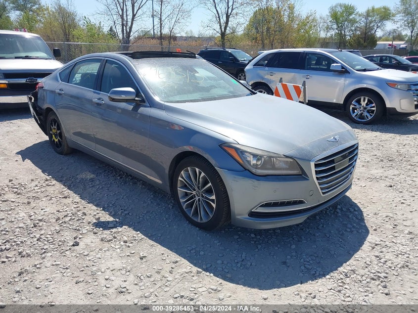 2015 Hyundai Genesis 3.8 VIN: KMHGN4JE2FU023410 Lot: 39285453