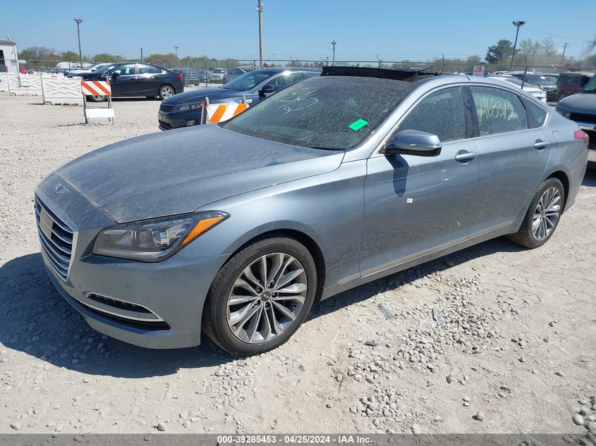 2015 Hyundai Genesis 3.8 VIN: KMHGN4JE2FU023410 Lot: 39285453
