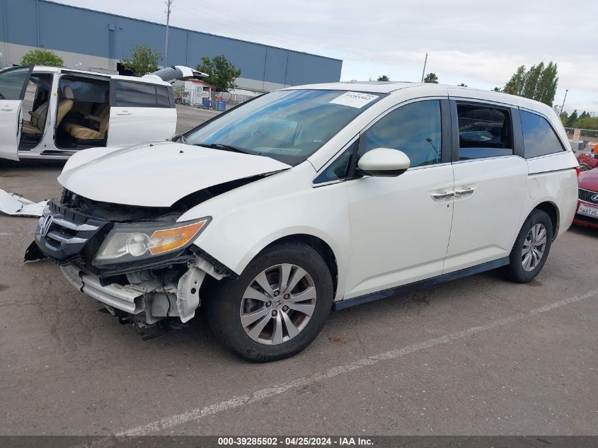 2015 Honda Odyssey Ex-L VIN: 5FNRL5H66FB082928 Lot: 39285502