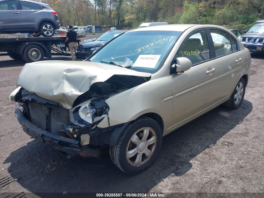 2006 Hyundai Accent Gls VIN: KMHCN46C36U020120 Lot: 39285507