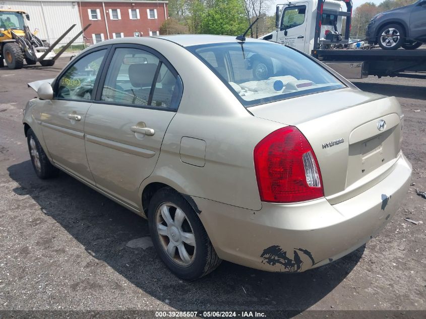 2006 Hyundai Accent Gls VIN: KMHCN46C36U020120 Lot: 39285507