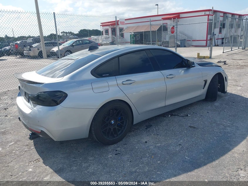 2015 BMW 435I Gran Coupe VIN: WBA4B1C57FG241284 Lot: 39285553