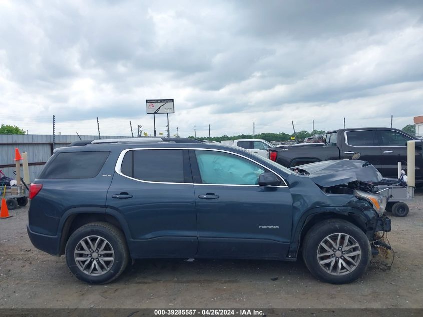 2019 GMC Acadia Sle-2 VIN: 1GKKNLLA5KZ222522 Lot: 39285557