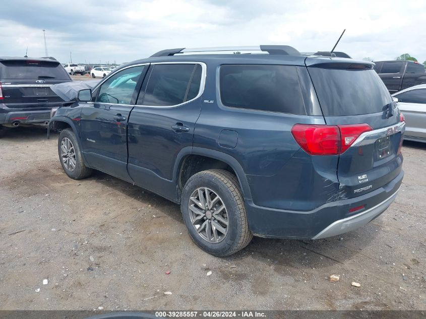 2019 GMC Acadia Sle-2 VIN: 1GKKNLLA5KZ222522 Lot: 39285557