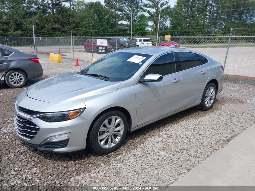 VIN 1G1ZD5ST2LF051901 2020 CHEVROLET MALIBU FWD LT