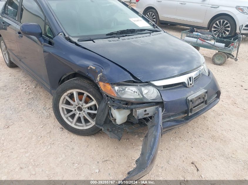 2008 Honda Civic Lx VIN: 1HGFA16568L043253 Lot: 39285767