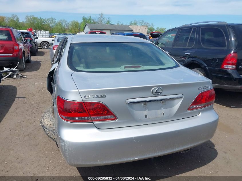 2005 Lexus Es 330 VIN: JTHBA30G555127517 Lot: 39285832