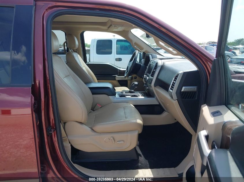 2015 FORD F-150 LARIAT - 1FTEW1CP7FFC76569