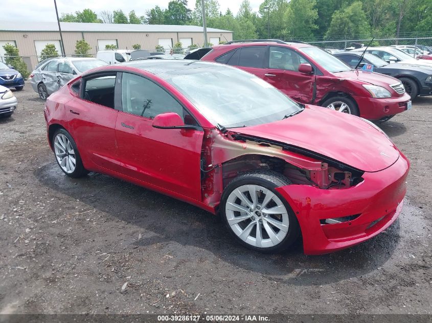 2021 TESLA MODEL 3 LONG RANGE DUAL MOTOR ALL-WHEEL DRIVE - 5YJ3E1EBXMF862633