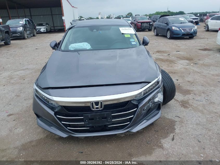 2021 Honda Accord Lx VIN: 1HGCV1F15MA042332 Lot: 39286392