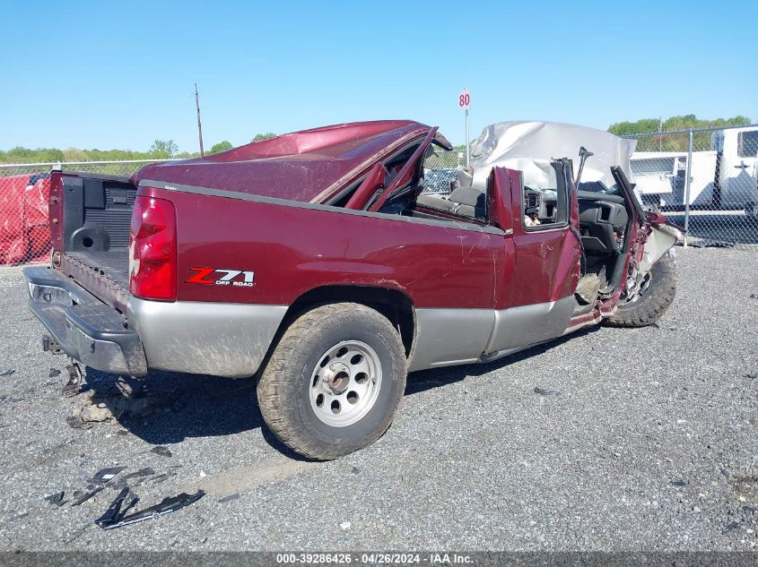 2003 Chevrolet Silverado 1500 Ls VIN: 2GCEK19V431284276 Lot: 39286426