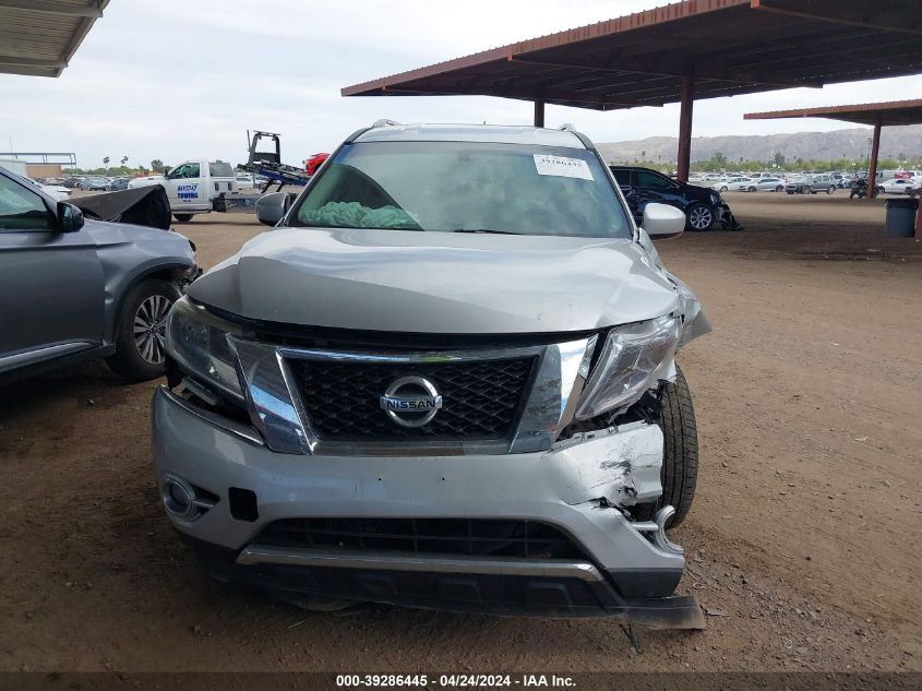 2014 Nissan Pathfinder Sl VIN: 5N1AR2MN9EC664858 Lot: 39286445