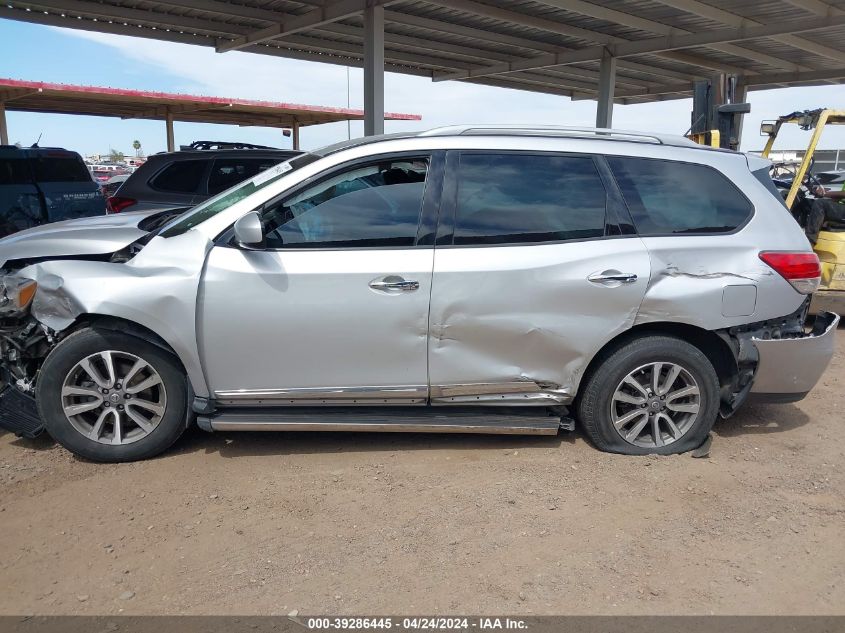 2014 Nissan Pathfinder Sl VIN: 5N1AR2MN9EC664858 Lot: 39286445