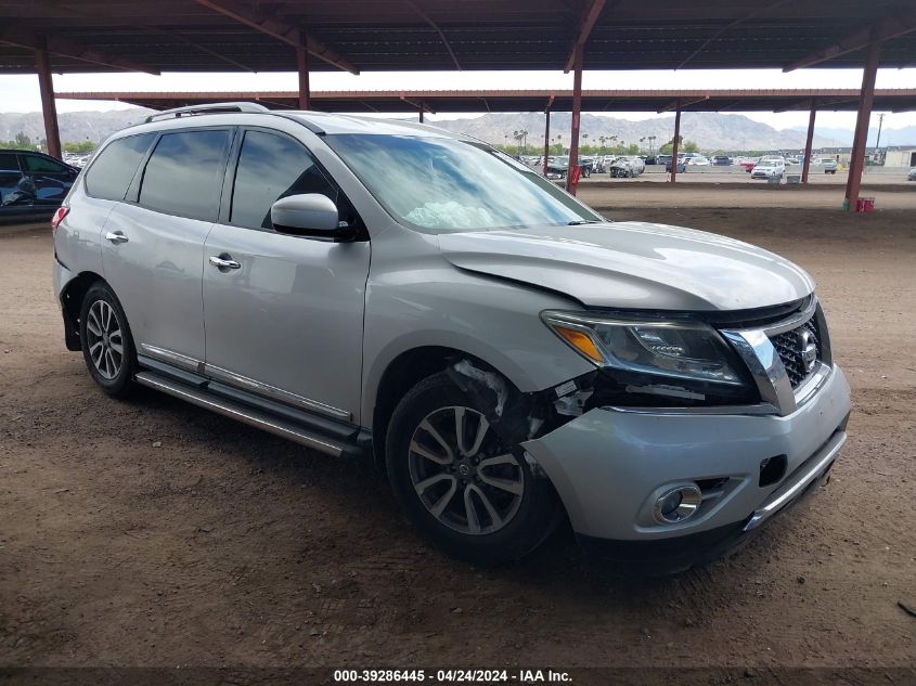 2014 Nissan Pathfinder Sl VIN: 5N1AR2MN9EC664858 Lot: 39286445