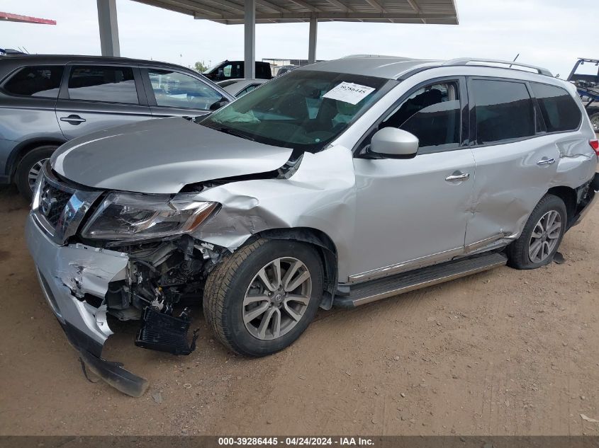 2014 Nissan Pathfinder Sl VIN: 5N1AR2MN9EC664858 Lot: 39286445