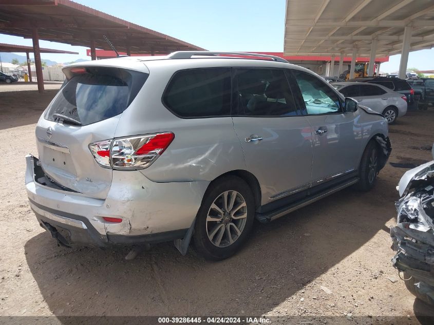 2014 Nissan Pathfinder Sl VIN: 5N1AR2MN9EC664858 Lot: 39286445