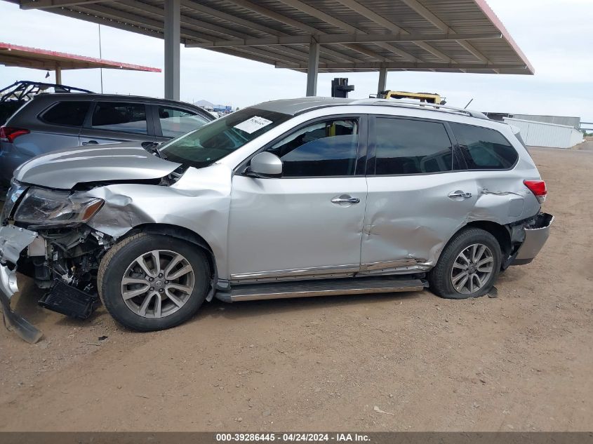 2014 Nissan Pathfinder Sl VIN: 5N1AR2MN9EC664858 Lot: 39286445