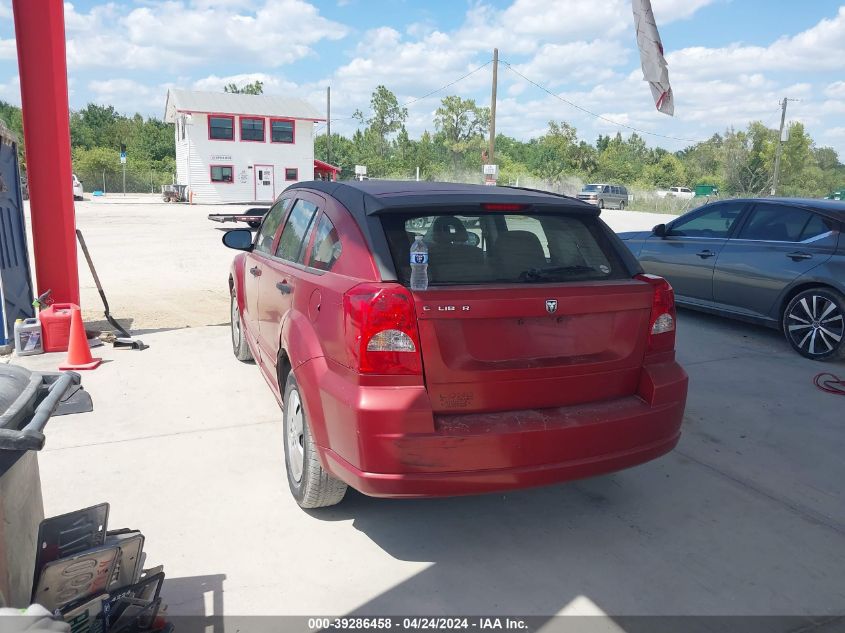 1B3HB28B27D182531 | 2007 DODGE CALIBER