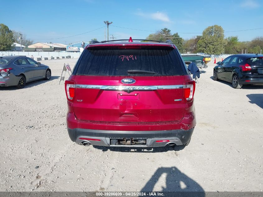 2016 Ford Explorer Xlt VIN: 1FM5K8D89GGB79182 Lot: 39286609