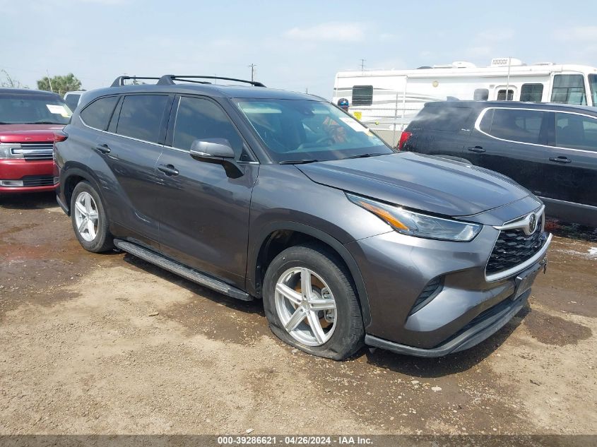 2022 TOYOTA HIGHLANDER L - 5TDCZRAHXNS104351