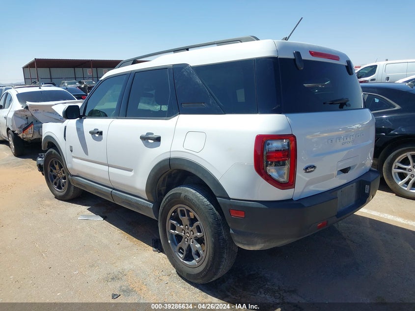 2022 Ford Bronco Sport Big Bend VIN: 3FMCR9B6XNRE09067 Lot: 39286634