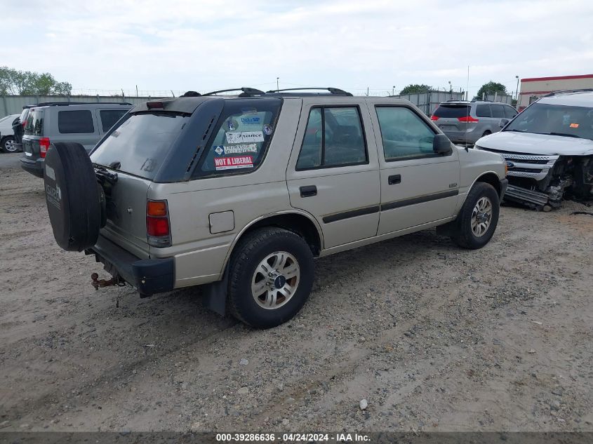 1996 Isuzu Rodeo S/Ls VIN: 4S2CK58V2T4338618 Lot: 39286636