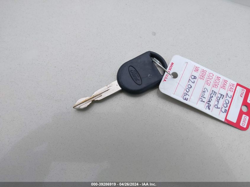 2005 Ford Escape Limited VIN: 1FMYU04165KB20063 Lot: 39286919