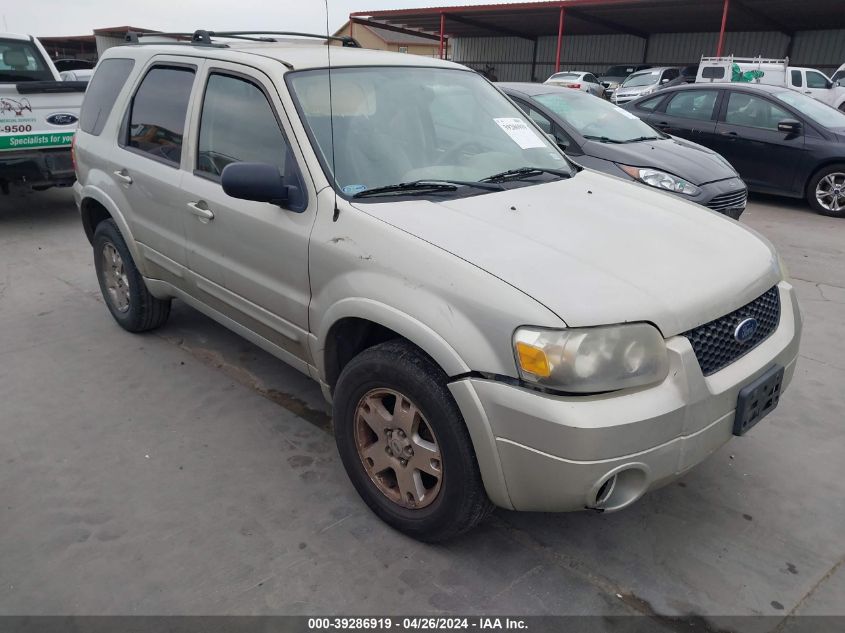 2005 Ford Escape Limited VIN: 1FMYU04165KB20063 Lot: 39286919