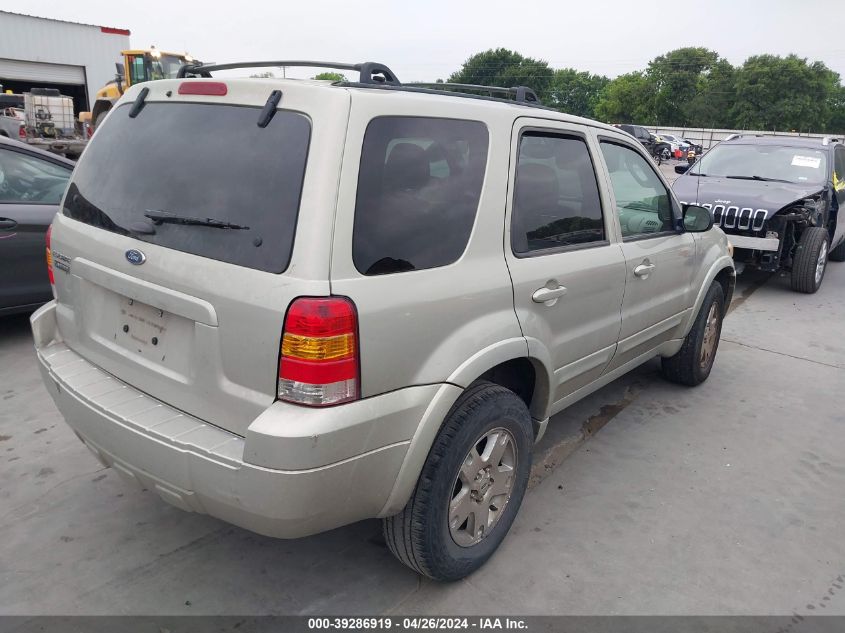 2005 Ford Escape Limited VIN: 1FMYU04165KB20063 Lot: 39286919