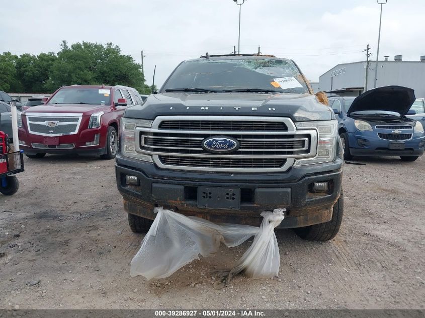 2018 Ford F-150 Limited VIN: 1FTEW1EG3JFC43283 Lot: 39286927