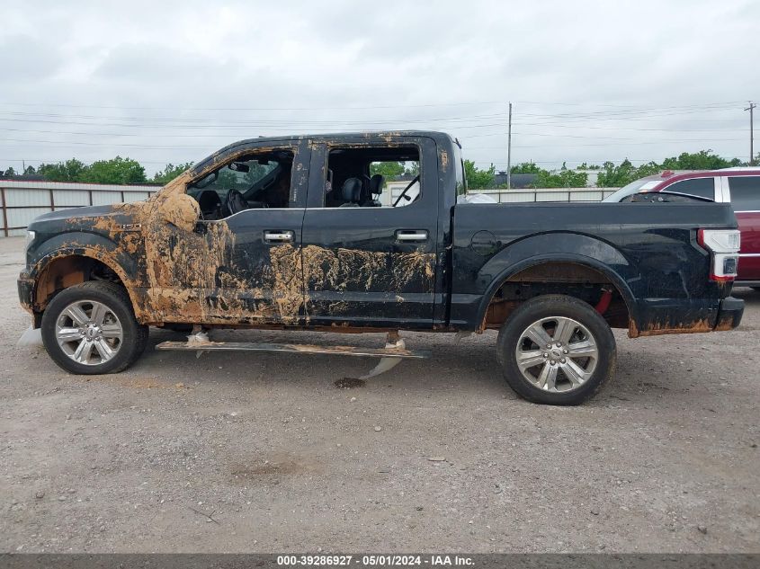 2018 Ford F-150 Limited VIN: 1FTEW1EG3JFC43283 Lot: 39286927