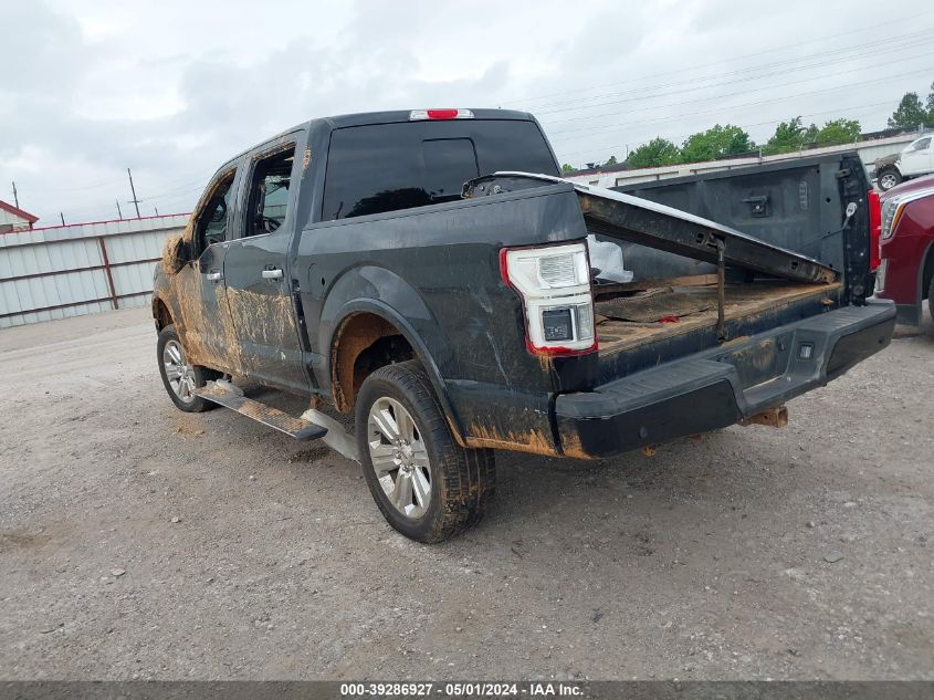 2018 Ford F-150 Limited VIN: 1FTEW1EG3JFC43283 Lot: 39286927