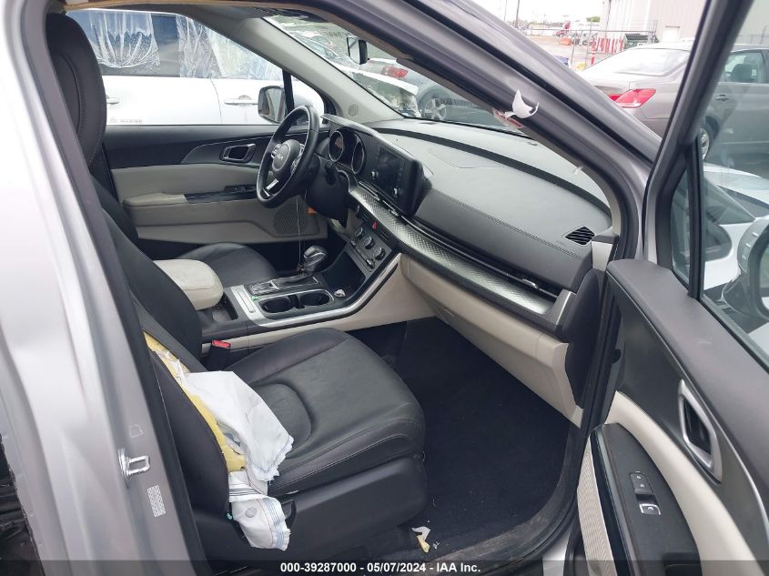 2022 Kia Carnival Mpv Lx Seat Package VIN: KNDNB4H3XN6099937 Lot: 39287000