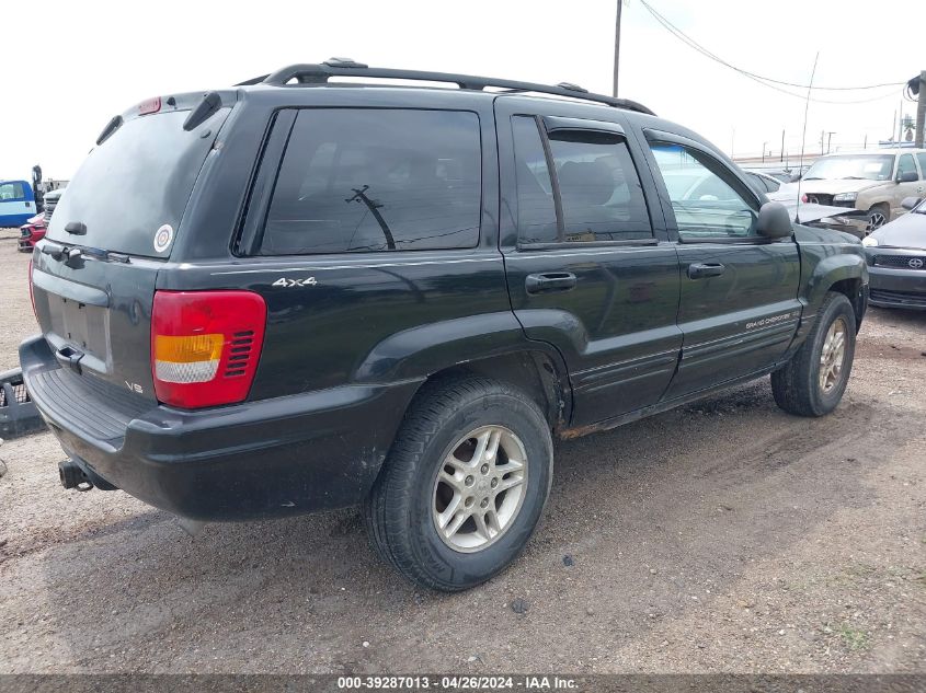2000 Jeep Grand Cherokee Limited VIN: 1J4GW58N3YC135794 Lot: 39287013
