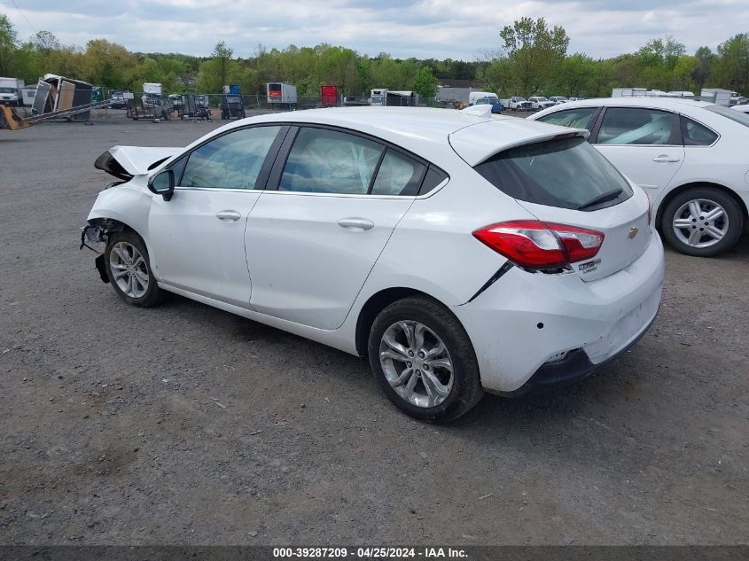 2019 Chevrolet Cruze Lt VIN: 3G1BE6SM5KS591900 Lot: 39287209