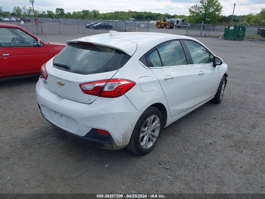 2019 Chevrolet Cruze Lt VIN: 3G1BE6SM5KS591900 Lot: 39287209