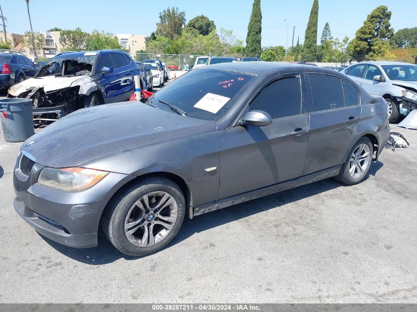 2008 BMW 328I VIN: WBAVC53538FZ89239 Lot: 40546644