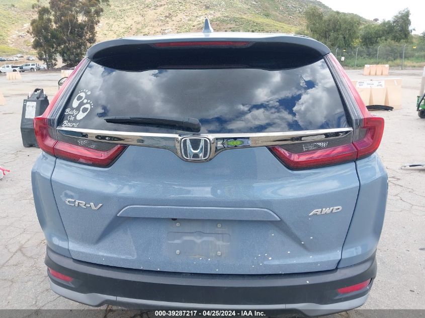 2022 Honda Cr-V Awd Ex VIN: 7FARW2H58NE049851 Lot: 39287217